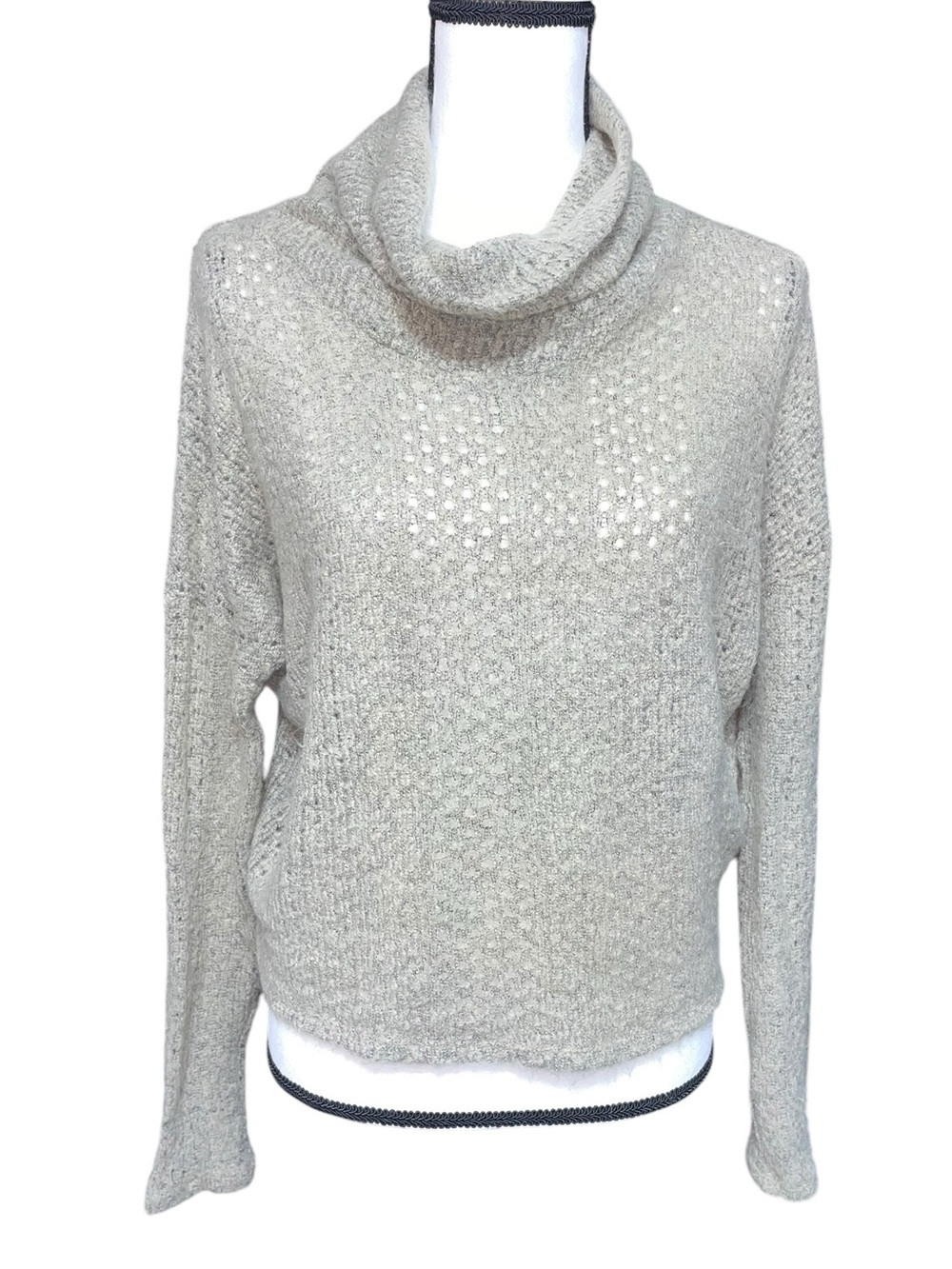 Mono B Cowl Neck Cozy Sweater